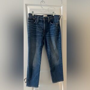 Madewell Women's Mid-Rise Classic Straight Size 30